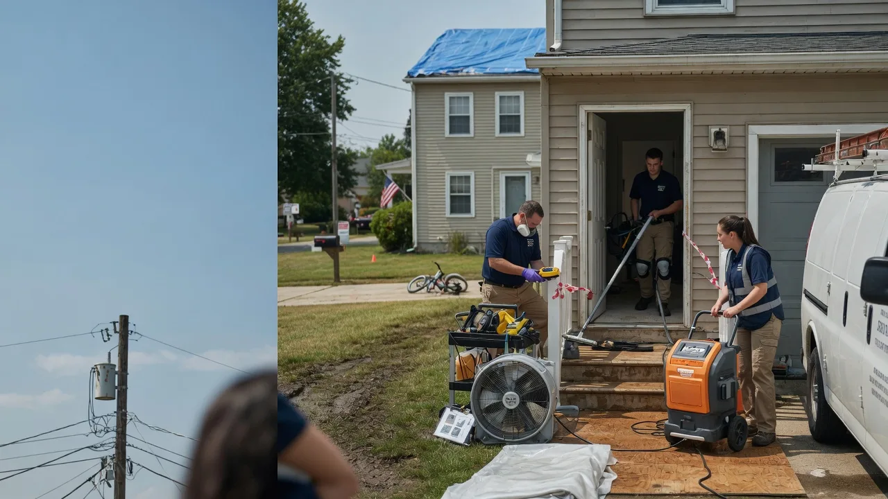 Water Damage Repair in Doylestown, WI near me